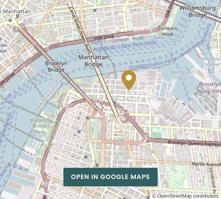 Map: DIGS, 238 Water Street, Dumbo, Brooklyn