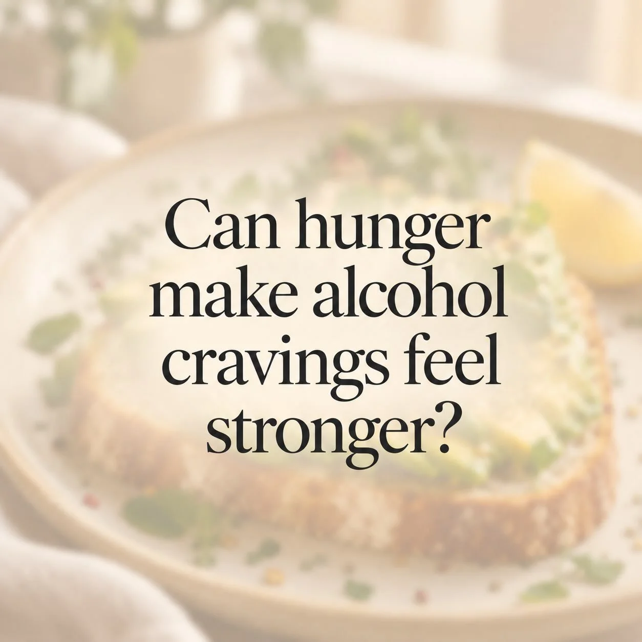 Cravings aren&rsquo;t just about willpower. 💪🏼

Supporting steady blood sugar through regular nourishment can help stabilize energy and mood, giving you more capacity to navigate cravings in sobriety.

Plus, if someone is getting off of the alcohol