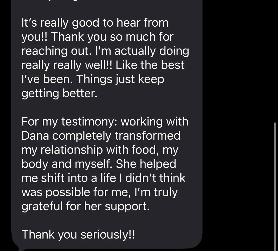 🥹 THIS is why I love my work.

I can&rsquo;t put into words what it&rsquo;s like to watch someone completely change the trajectory of their life.

When we started working together, we started small.

And then he kept showing up.

Again and again.

N