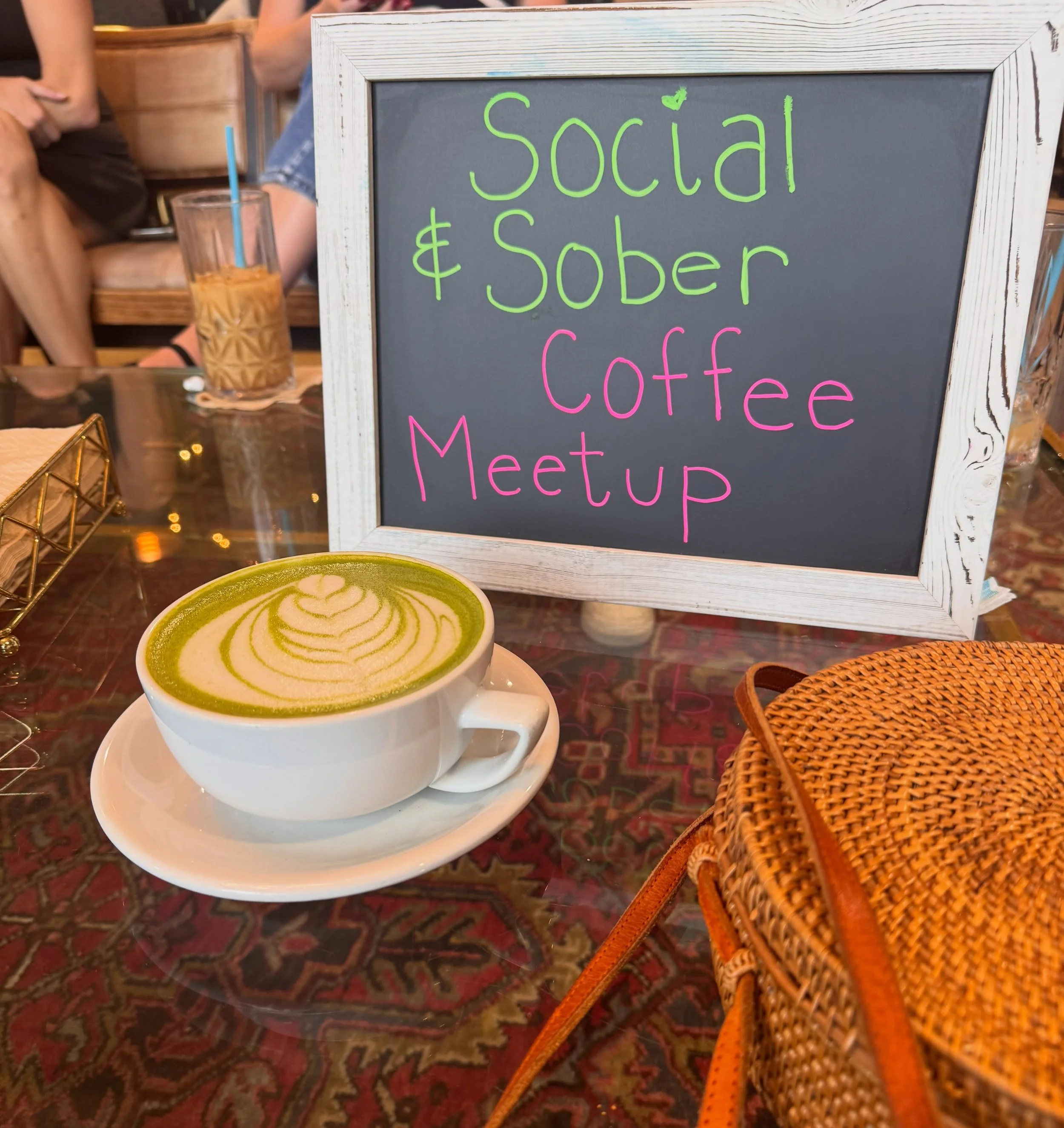 Thanks Jordan for being the hostess with the mostess 💗✨🍵☕️ Sobriety, wellness and laughter!