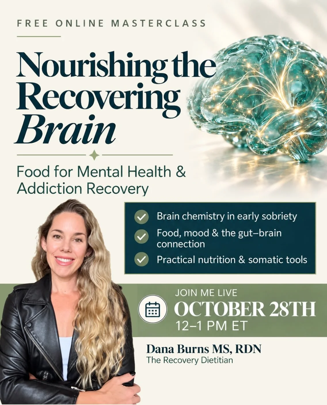 Comment BRAIN for details. 🤍 or go to 

https://www.therecoverydietitian.com/masterclass

Sooo what does food have to do with sobriety? 🧠

Join me for my FREE online masterclass:

Nourishing the Recovering Brain
Food for Mental Health &amp; Addicti
