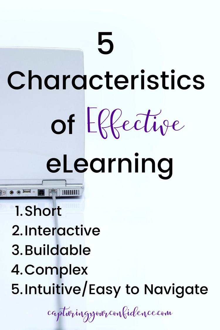 5 Critical Characteristics of Effective eLearning — Capturing Your