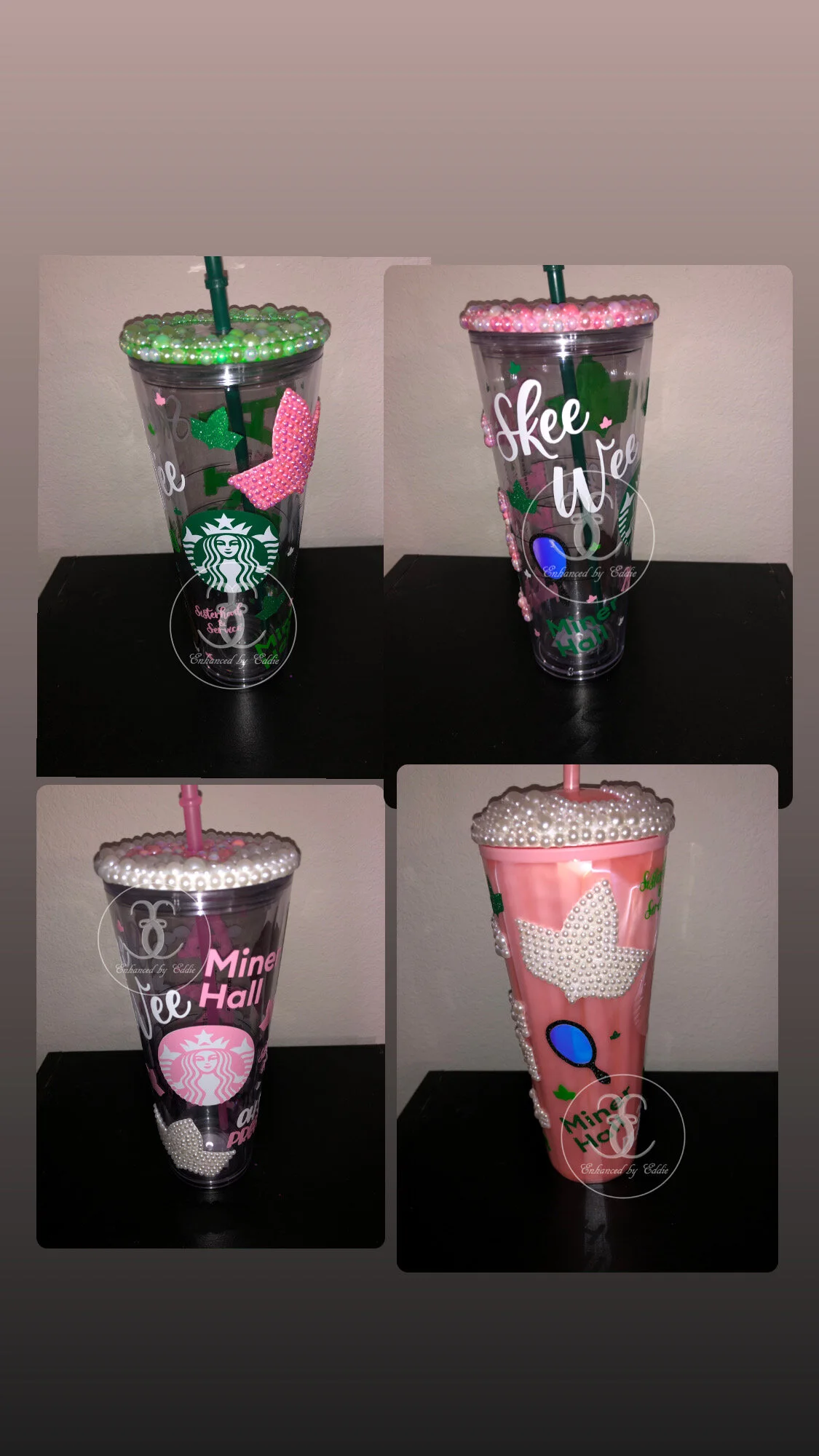 Pretty Girl Skee Wee Sbux Tumbler