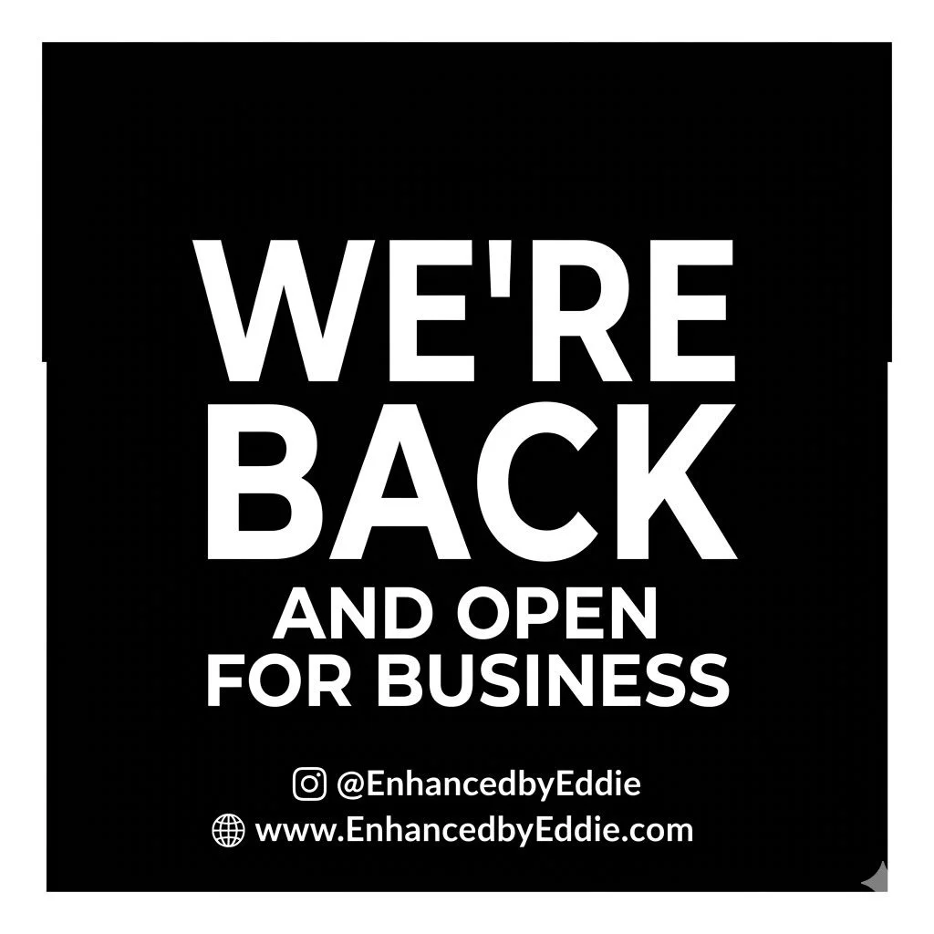 🤍🖤 Guess who&rsquo;s back and accepting orders 🎉 🙋🏾&zwj;♀️Check out my website for ready to ship items and my updates store policies. Let me enhance something for you! Link in the bio ✌🏾