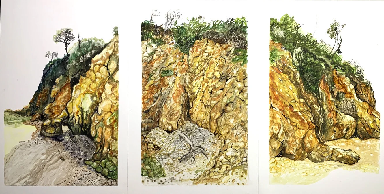 Three Doonies [Three Shape-shifters] 2020 | Triptych | 76X51cm x3 - MM