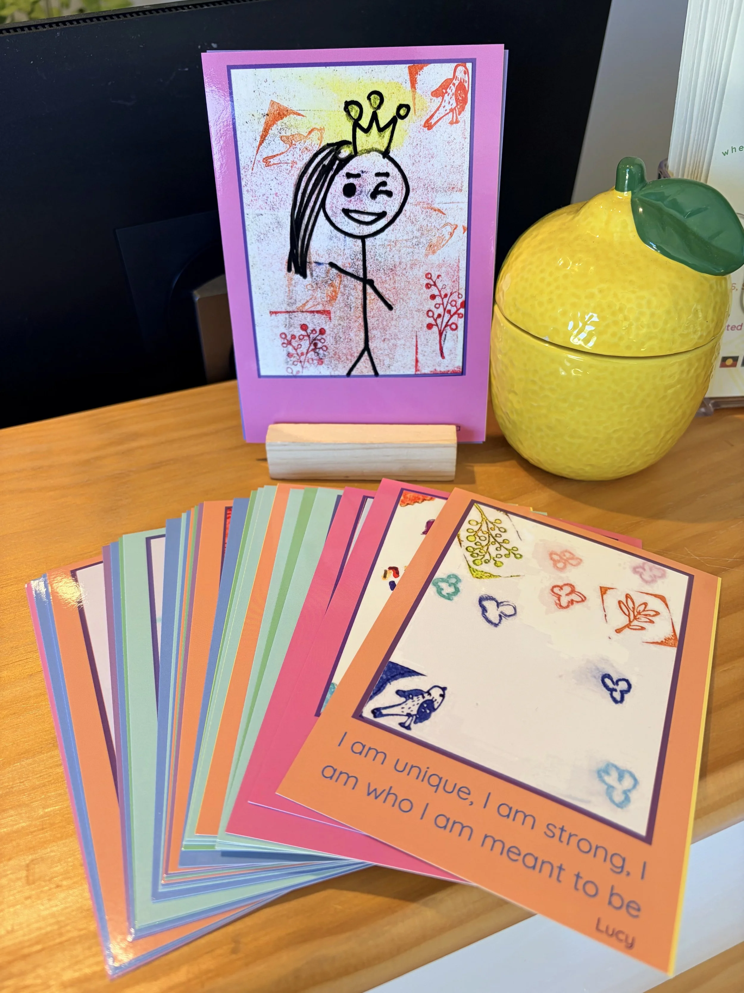 Lemon Drops Affirmation Cards