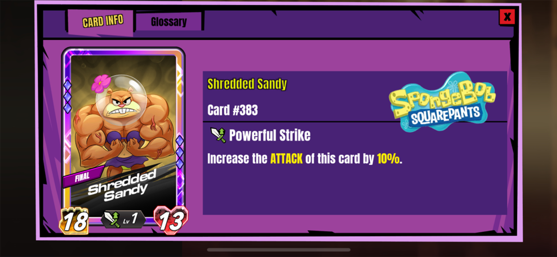 This is the new Beta game’s pop-up that houses all the info that the old Archive screen did - and more! For now it can be triggered by tapping on a card in the Deckbuilder screen, but soon will evolve to be triggered anywhere in the game where you en
