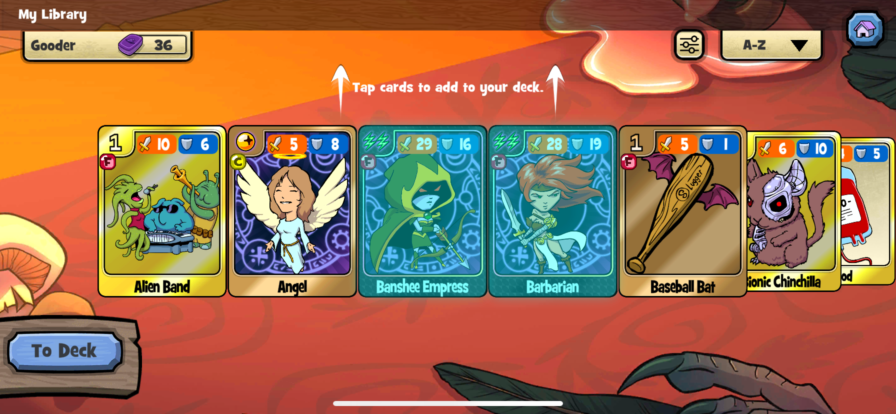 This is Little Alchemist's Library screen. It was also used for the foundation of the new beta game being built.