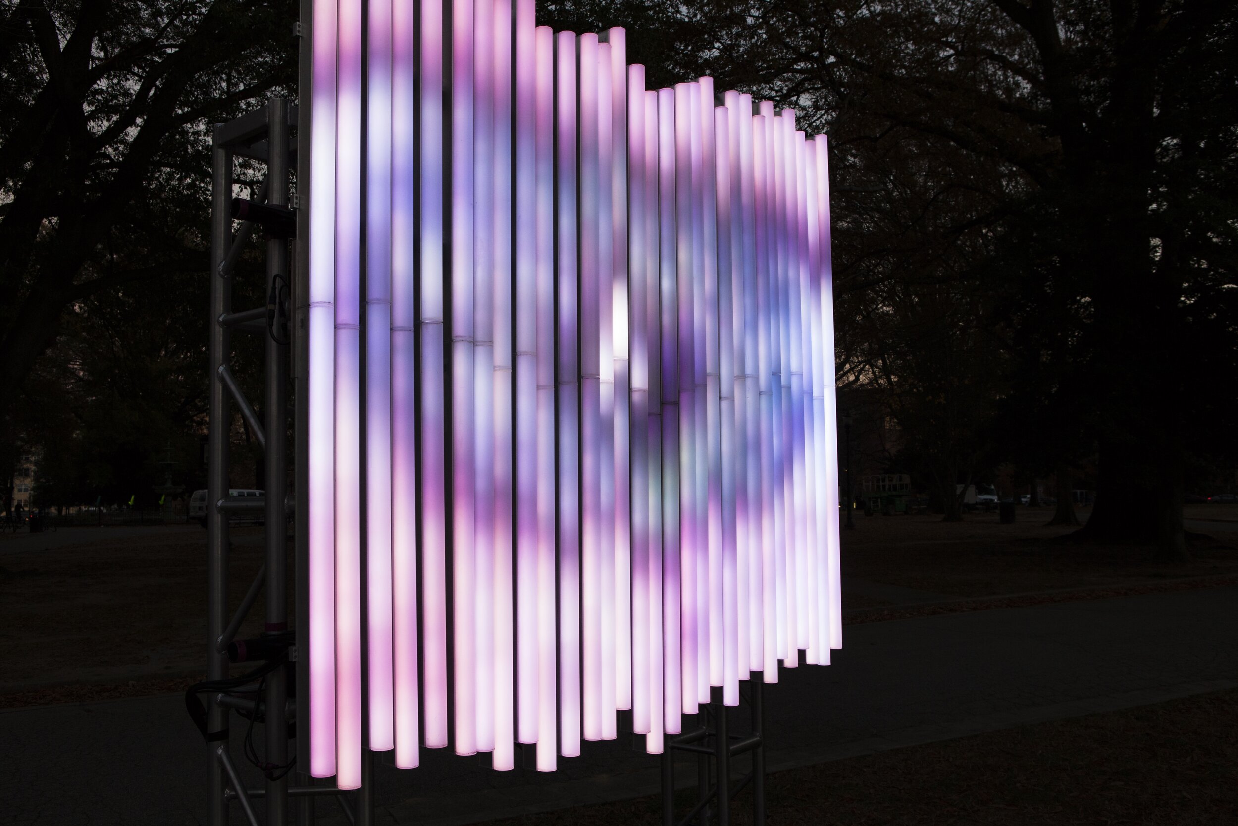 Viewing of eye sample on screen.