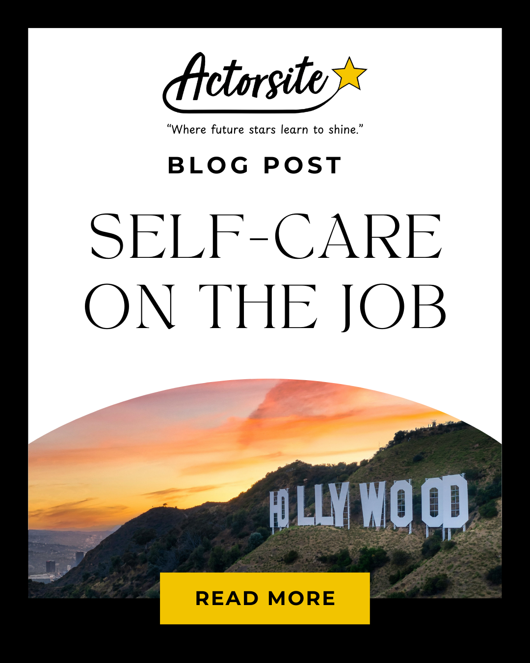 Self-Care on the Job