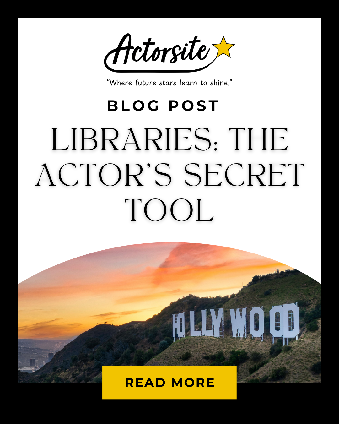 Libraries: The Actor's Secret Tool