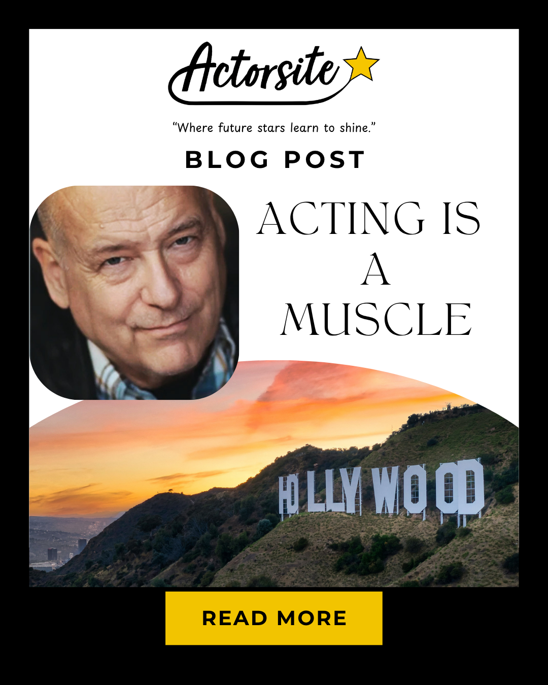 Acting is a Muscle