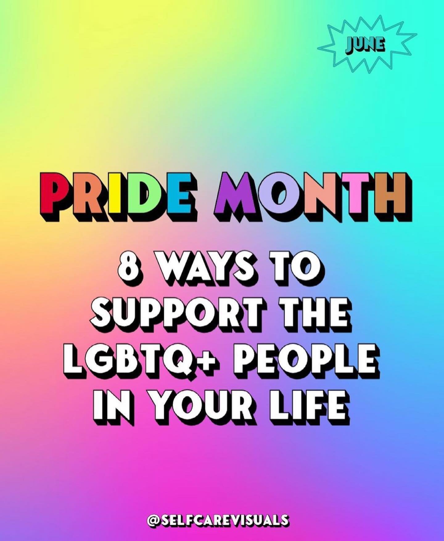 Here&rsquo;s how you can support your peeps 🖤🤎❤️🧡💛💚💙💜
Created by @selfcarevisuals