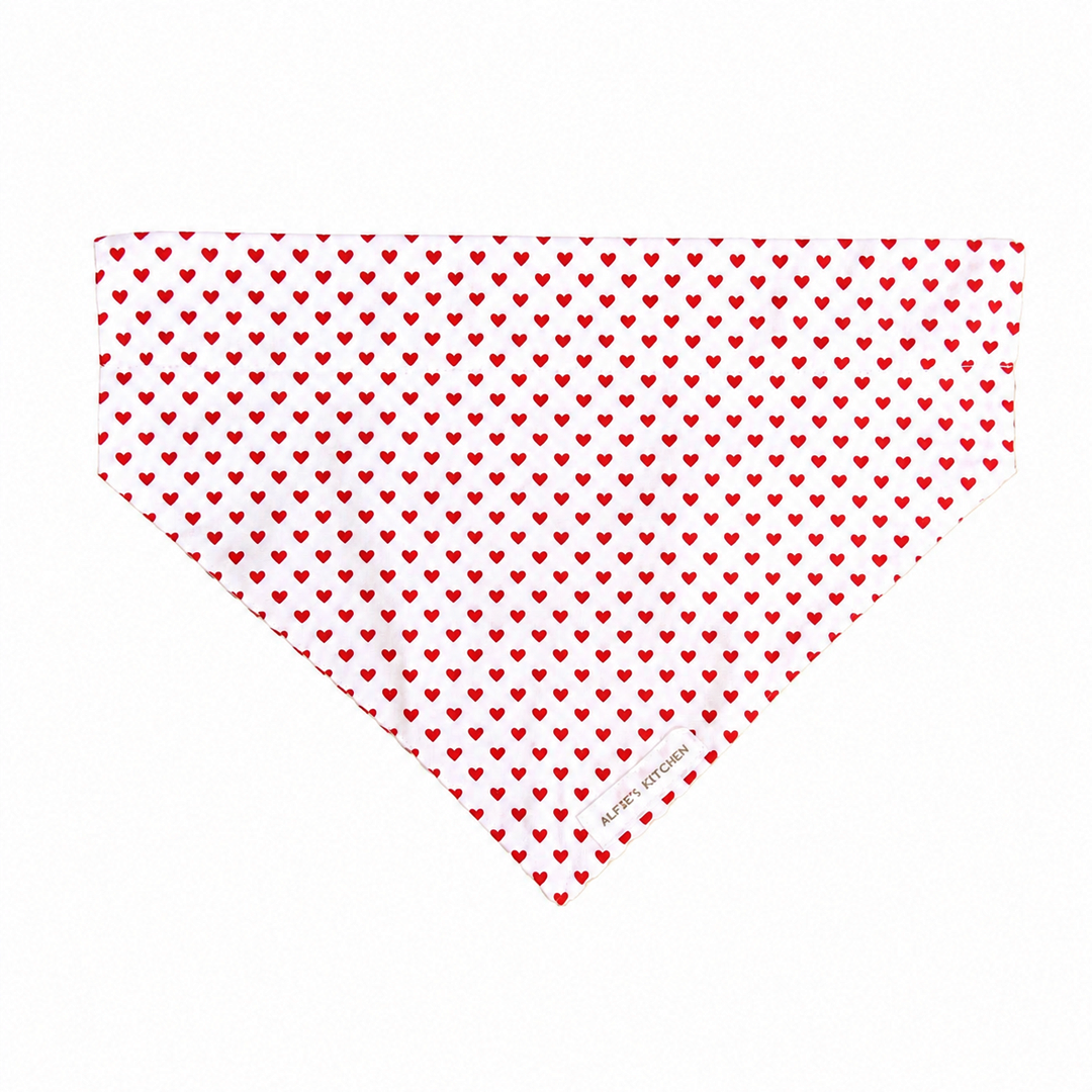 Valentine Red Heart Bandana