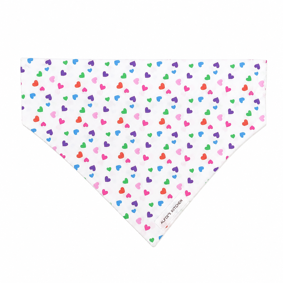 Rainbow Heart Bandana