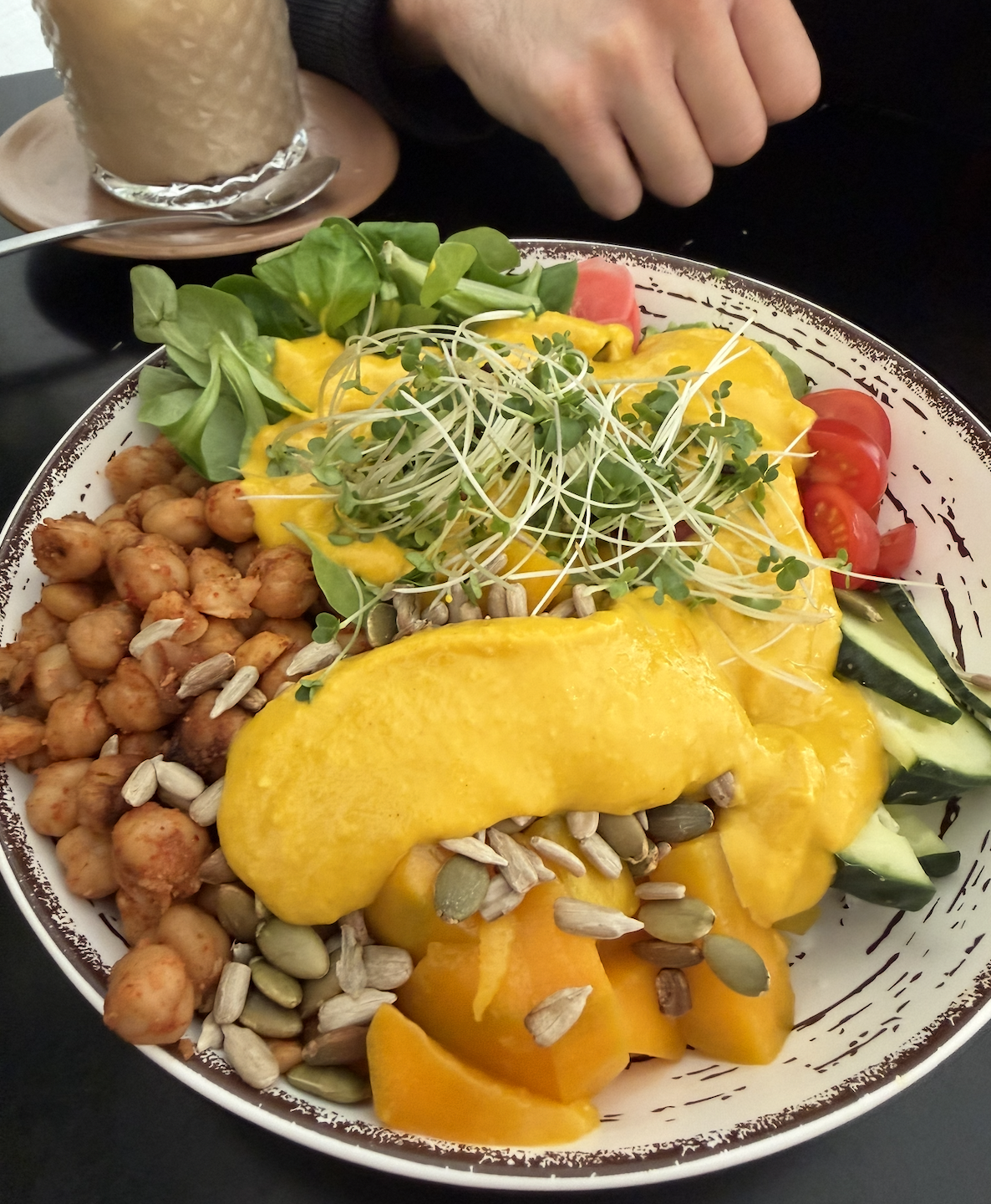 The rainbow bowl from Reviv Cafe in Málaga, Spain
