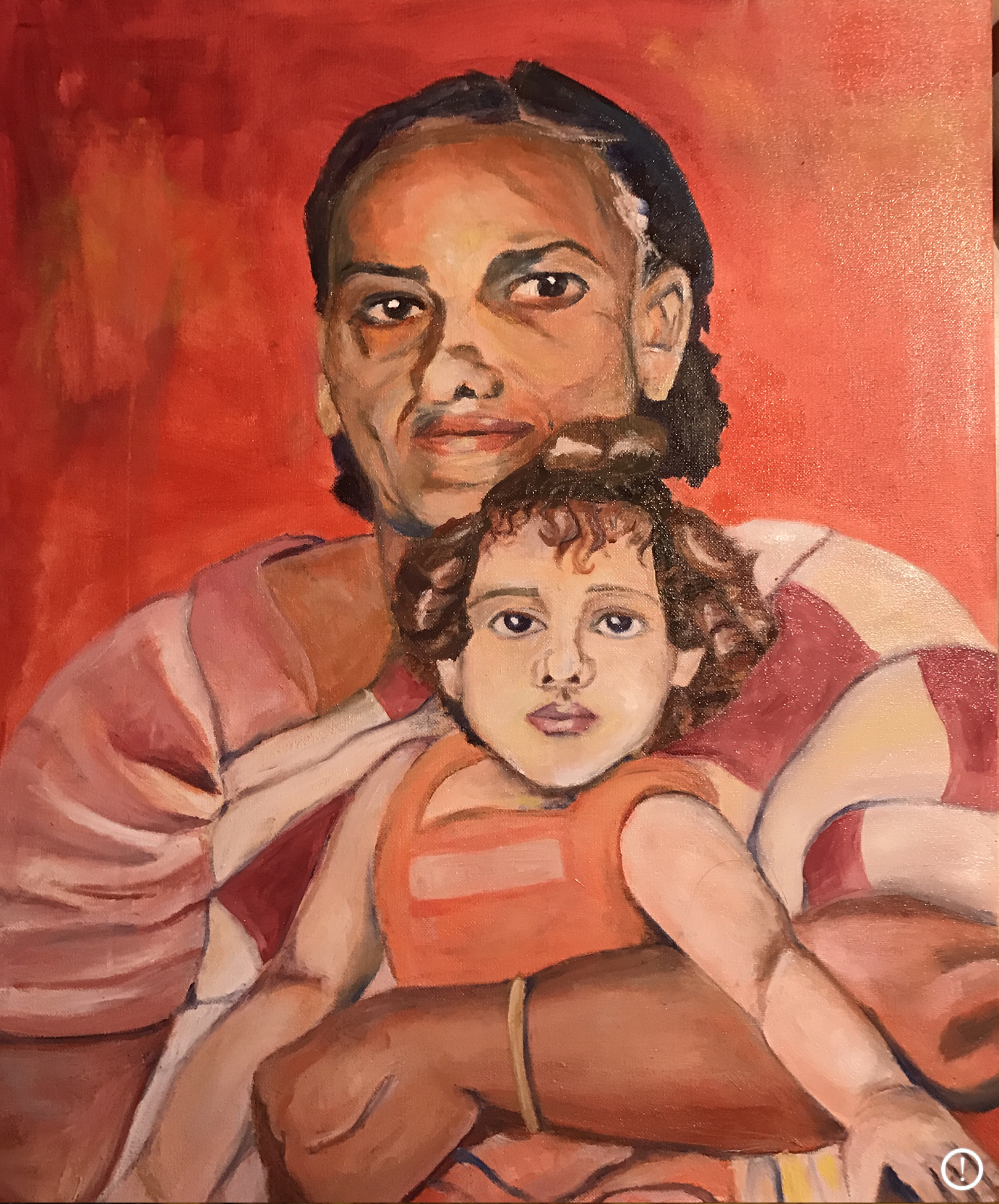 Title: Untitled, Commissioned ArtworkSize: 11” x 17”Media: OilsYear: 2018