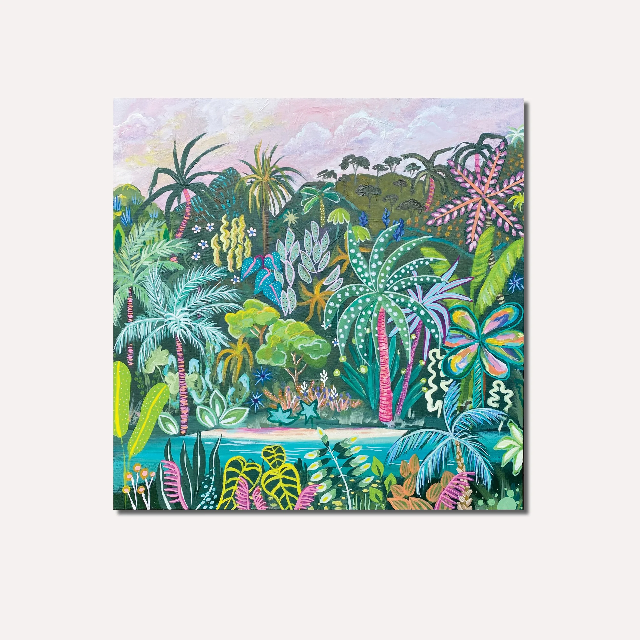 Jungle Fever - Acrylic on canvas - 61 x 61cm