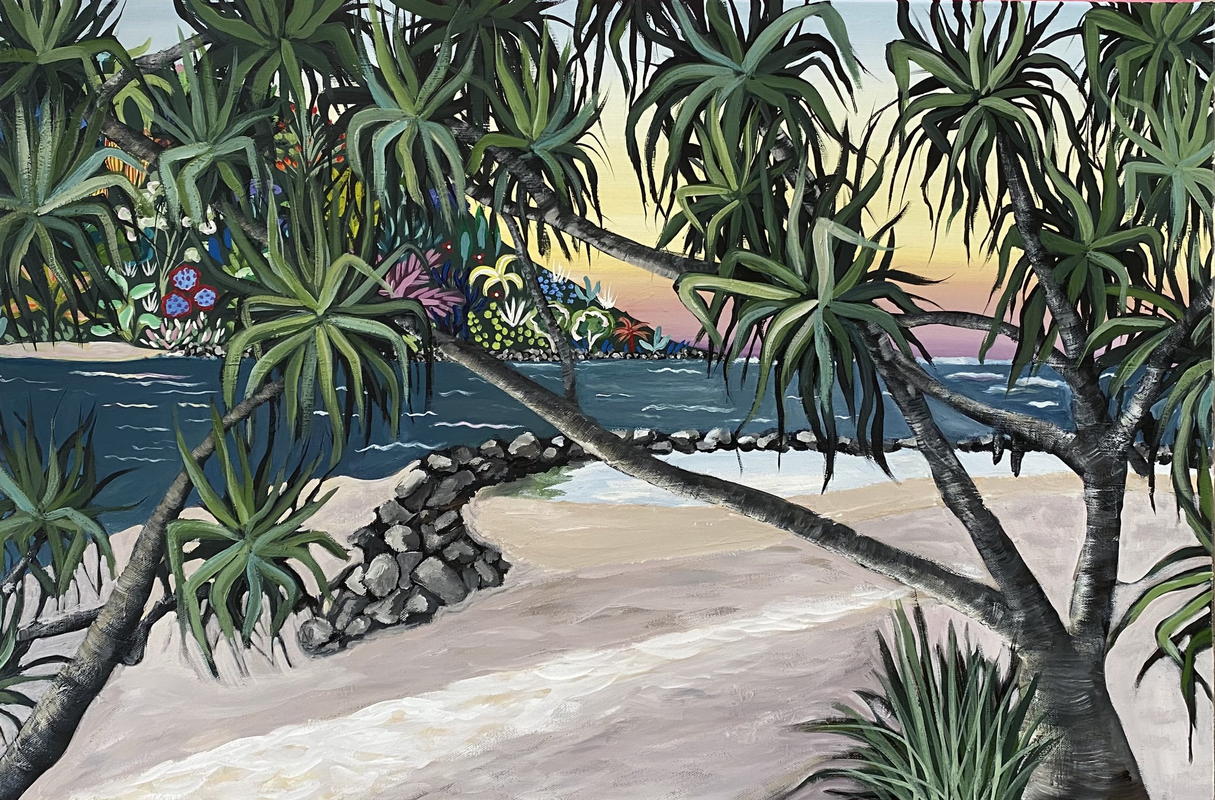 Daniela_Fowler_76cmx51cm_Tallebudgera Sunset - Art.jpeg