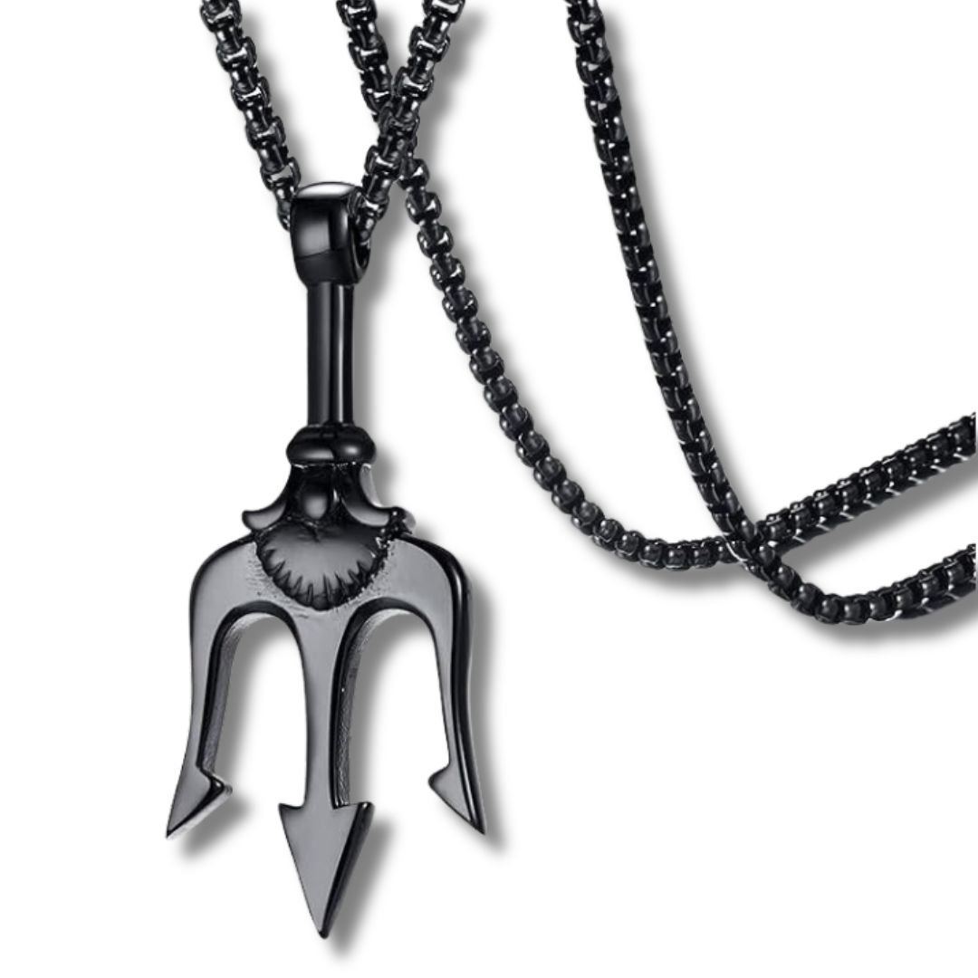 Trident Necklace (24" Chain)
