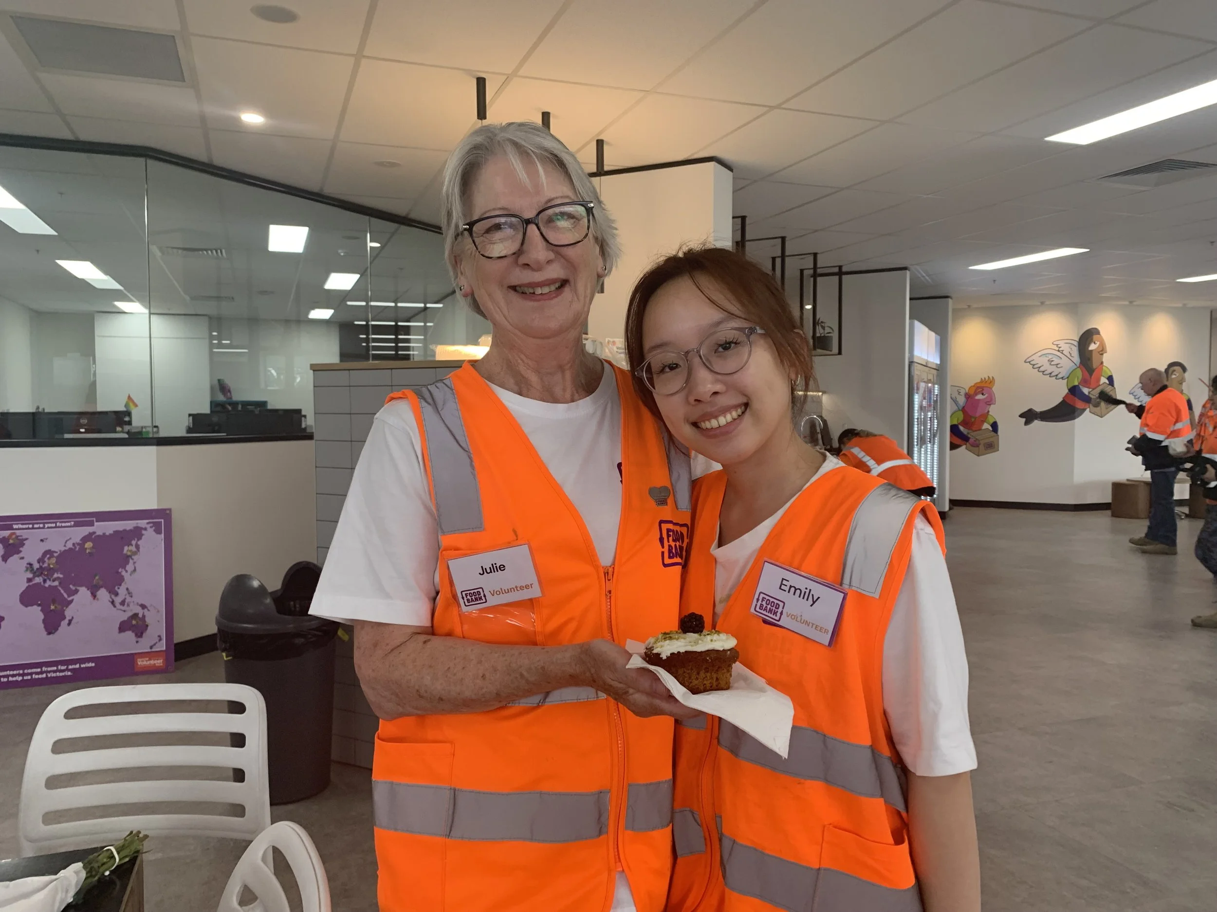 Visiting Foodbank Victoria’s new home in Altona