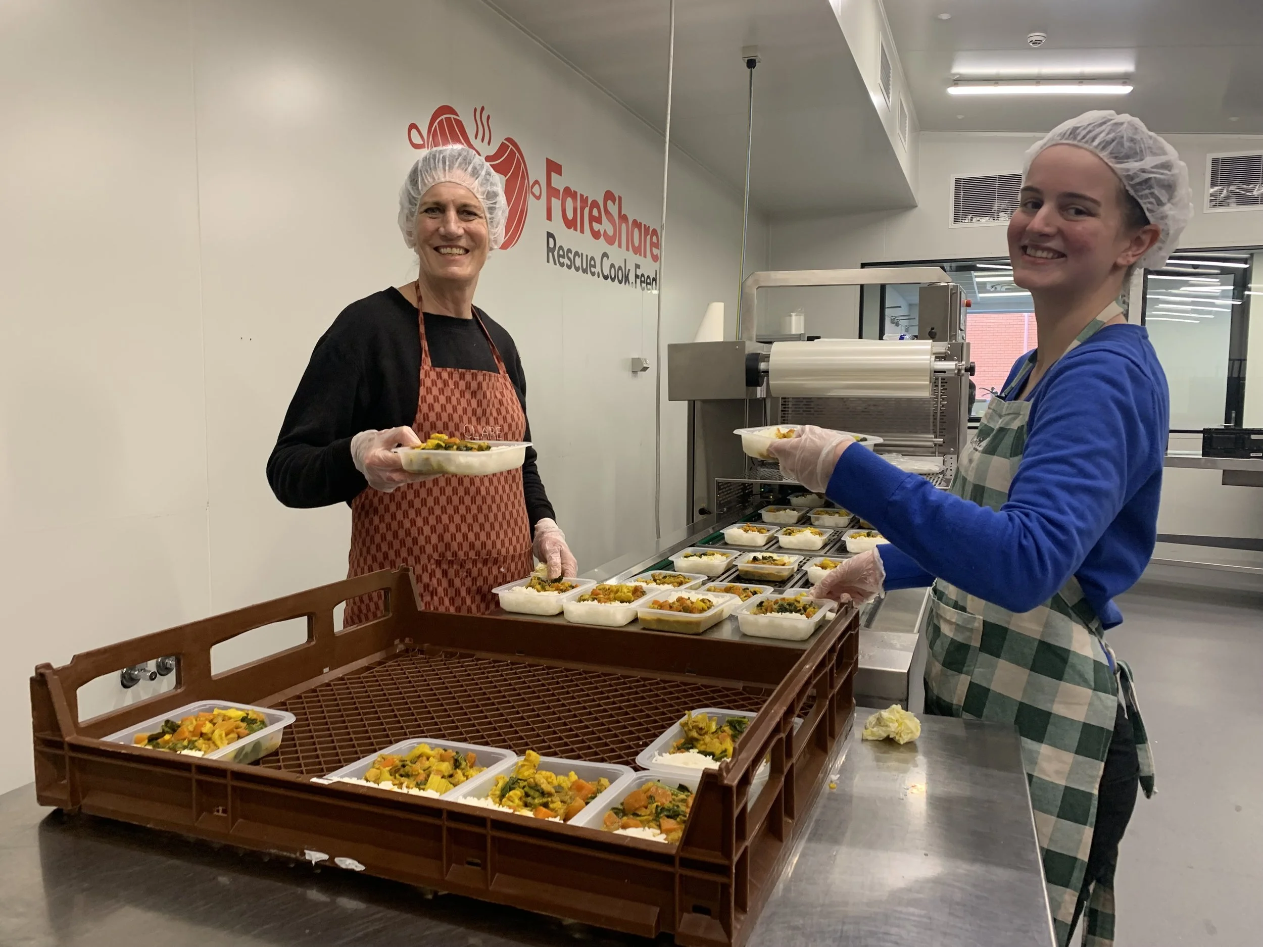 Clare and Matilda: Two Hairnets Are Better Than One