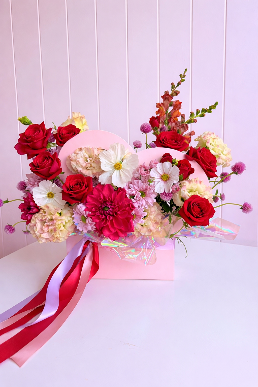 Valentine's Day Heart Flowers