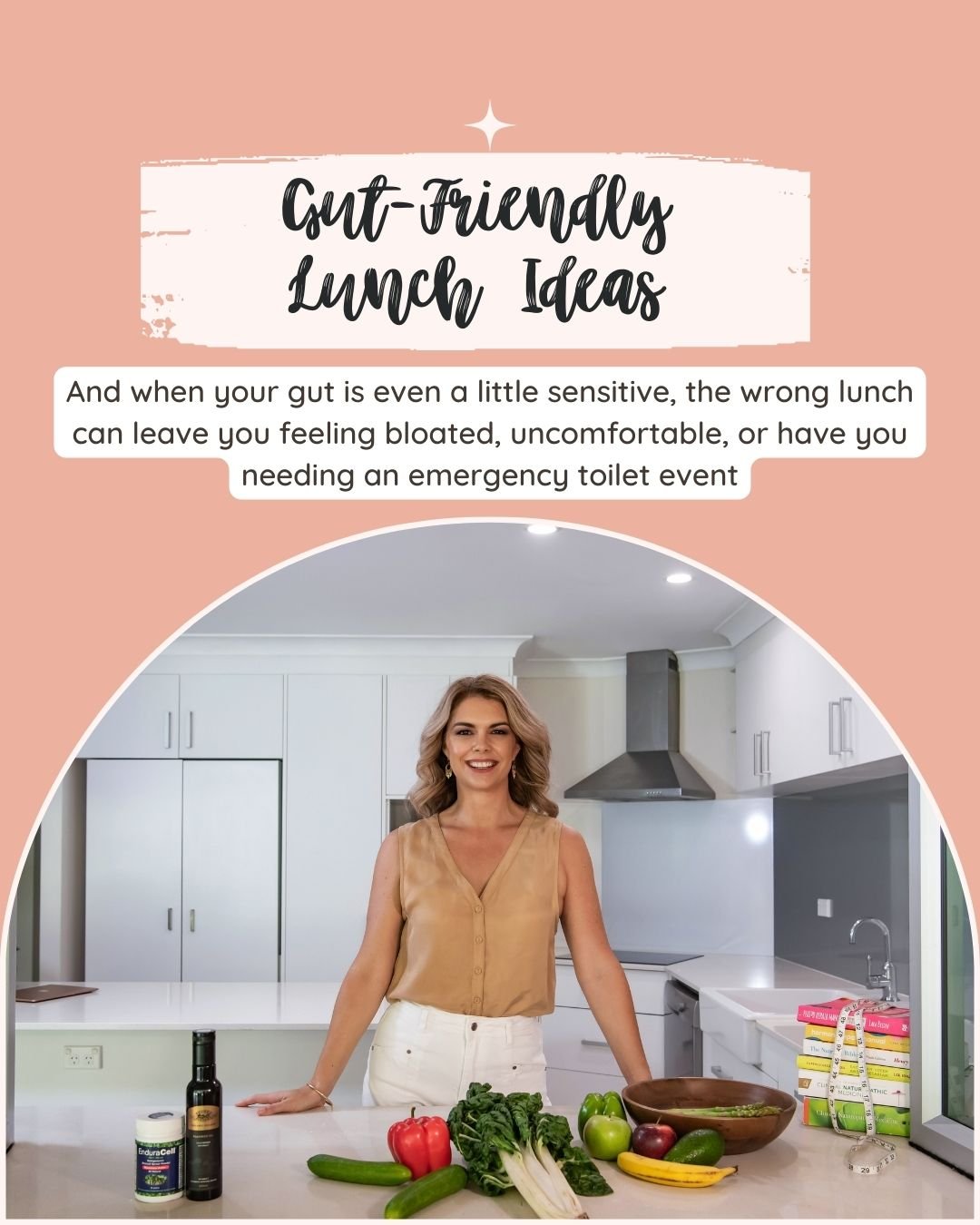 Lunchtime can make or break how the rest of your day feels.
 Eat something too heavy and you&rsquo;re fighting sleep by 2pm.
 Eat something too light and you&rsquo;re starving an hour later.

 And when your gut is even a little sensitive, the wrong l