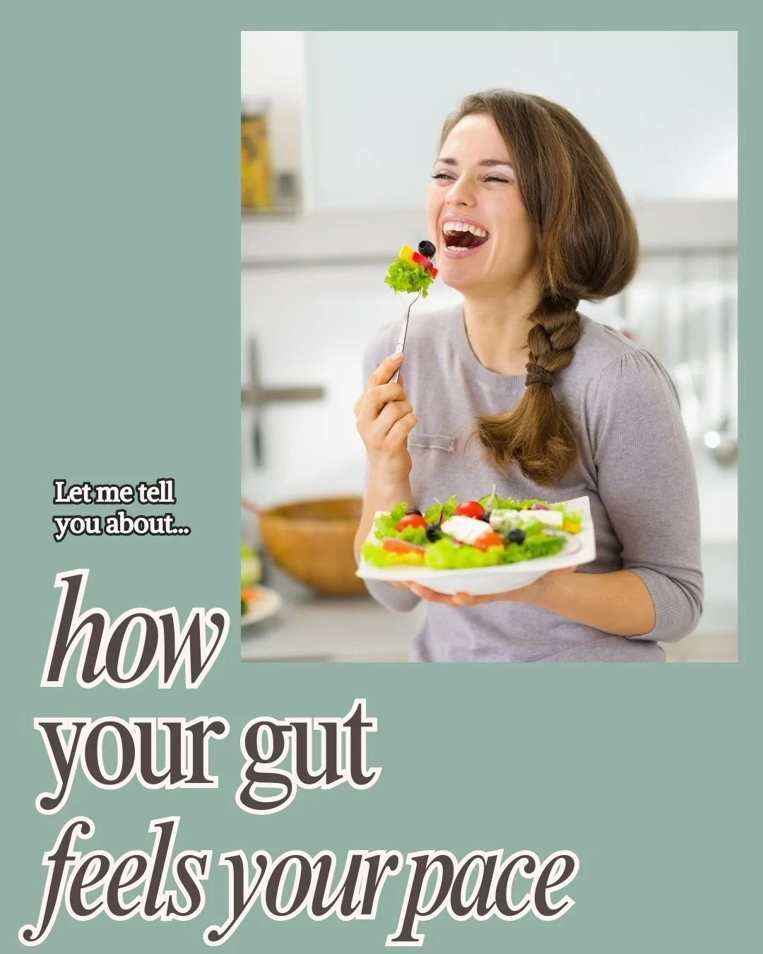 It&rsquo;s wild how much your gut notices the pace you eat at.
 Most of us don&rsquo;t even realise we&rsquo;re inhaling our meals until we&rsquo;re halfway through and barely remember chewing.

But slowing down honestly changes everything.

When you