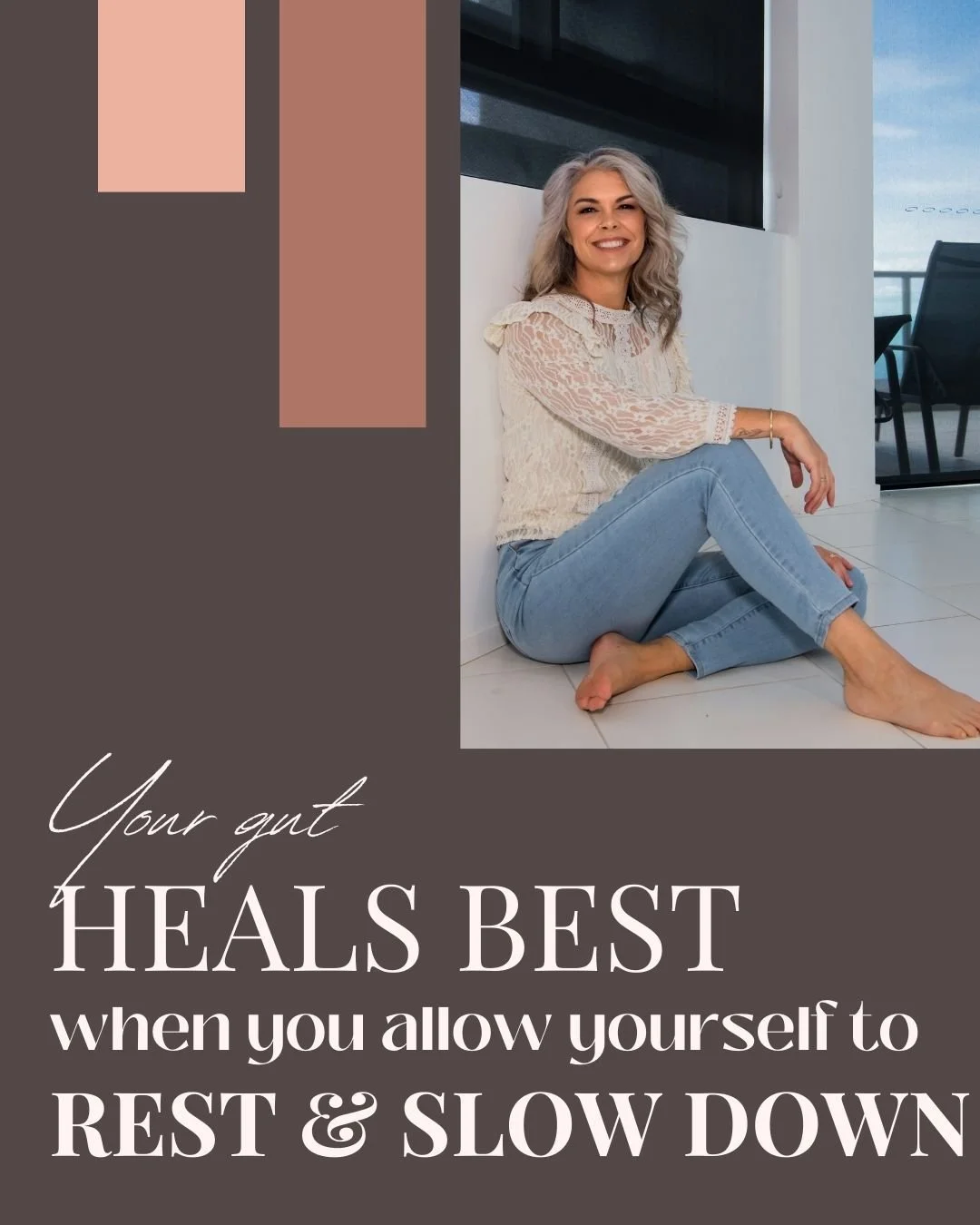Your gut does some of its best work when you&rsquo;re not doing anything at all.

When you slow down, your body shifts out of &ldquo;push through the day&rdquo; mode and into the calm state your gut needs to digest, repair, detoxify and regulate.

Th