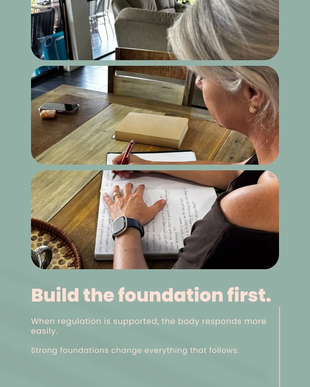 Before hormone protocols.
 Before supplements.
 Before chasing another solution.

Food comes first.

Not restriction. Not calorie counting.
 But eating in a way that stabilises:

 &bull; Blood sugar
 &bull; Digestion
 &bull; Insulin response
 &bull; 