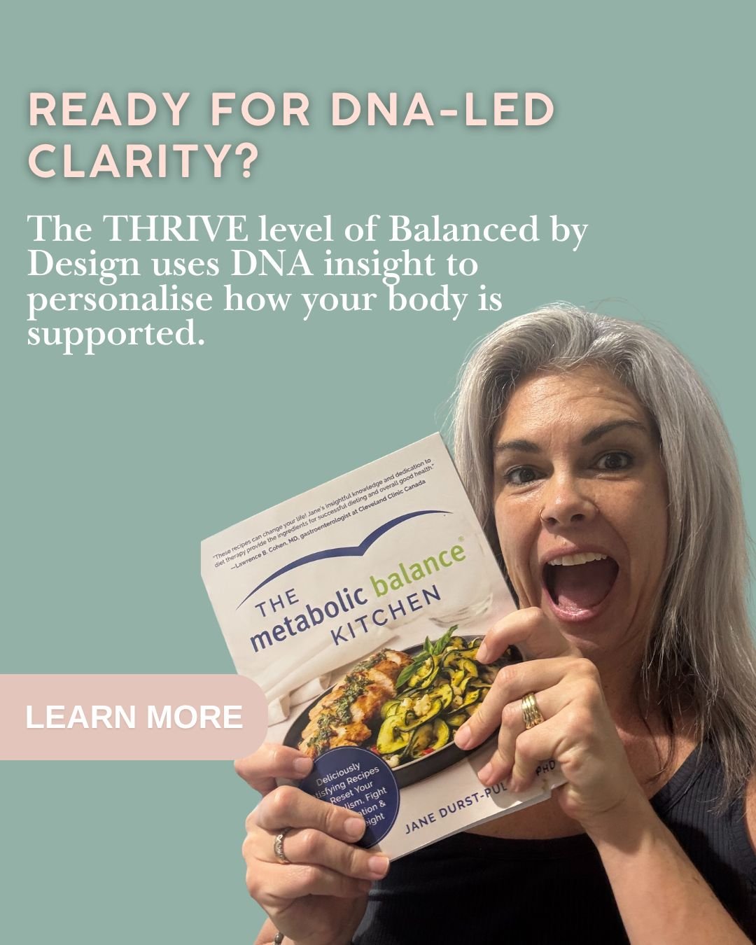 If you&rsquo;ve tried the plans, followed the rules, and still feel like your body isn&rsquo;t responding the way it &ldquo;should,&rdquo; this is often the missing layer.

The THRIVE level of Balanced by Design is our most personalised option. It in