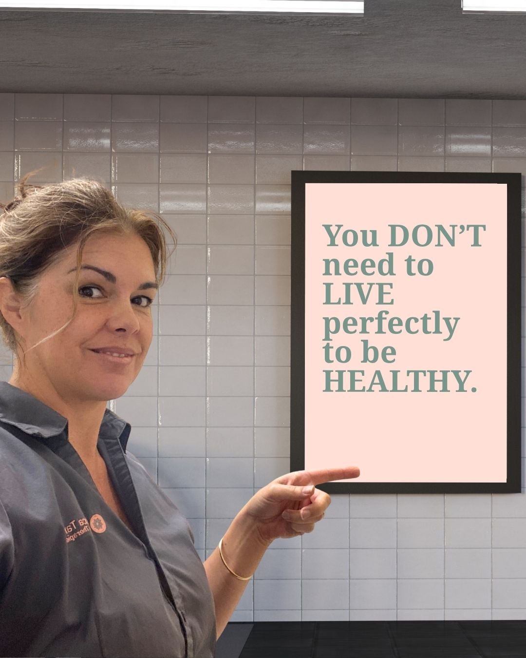 You don&rsquo;t need to live perfectly to be healthy.

It&rsquo;s easy to feel like you have to get everything right. The food, the routine, the products you use, the way you manage stress.

But health doesn&rsquo;t come from perfection. It comes fro