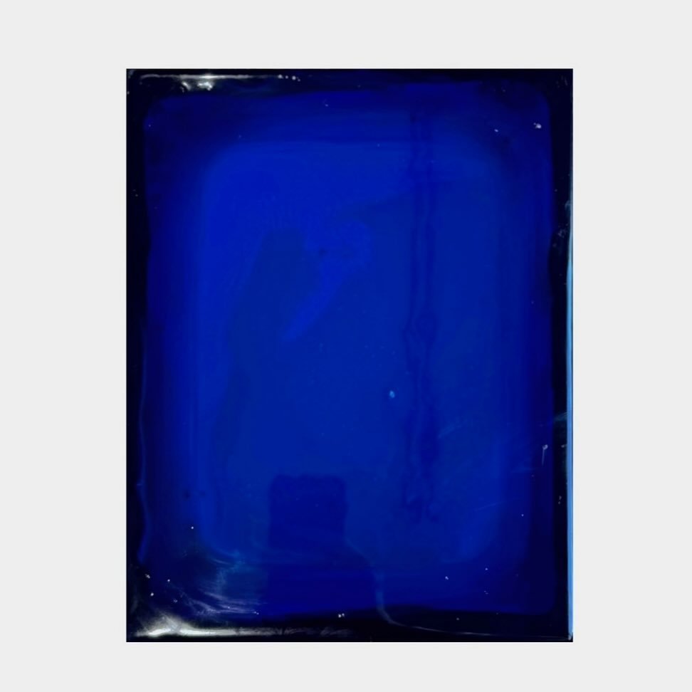 No 28. Commission piece. A 30 day project with an application process of 15 layers of ink, pigment and resin on board for a study room of a redecorated 1930s home. #artist #abstractart