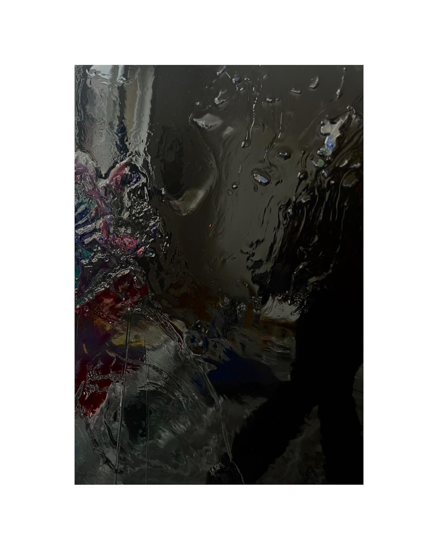 No 29. One of my favourites. Pigment, ink, crystals and resin of perspex #art #artist