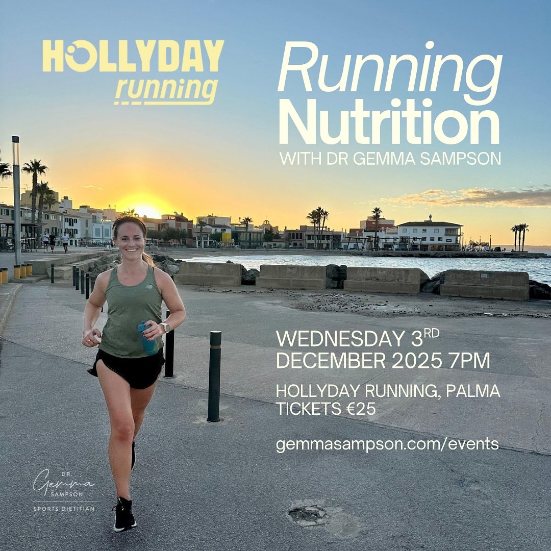 📆 Running Nutrition @hollydayrunning

Whether you&rsquo;re chasing your next PB, building endurance for longer runs or simply trying to feel better in training, what you eat day-to-day can make or break your performance.

Join sports dietitian Gemma