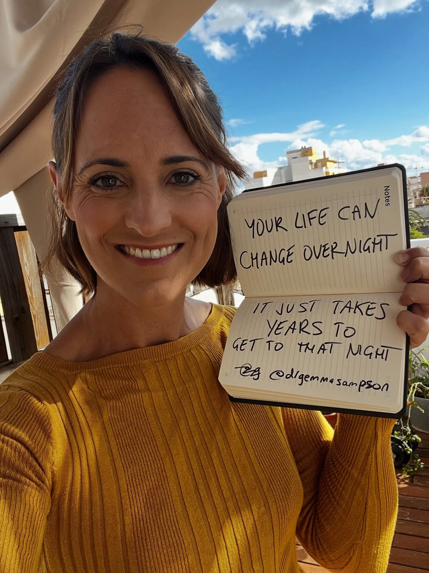 Just keep taking those steps.

Do the work.
Make the changes.
Stick with it.

Because overnight success takes time.