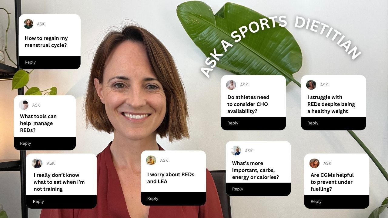 115. I worry about REDs and LEA when I’m not training. ASK A SPORTS DIETITIAN