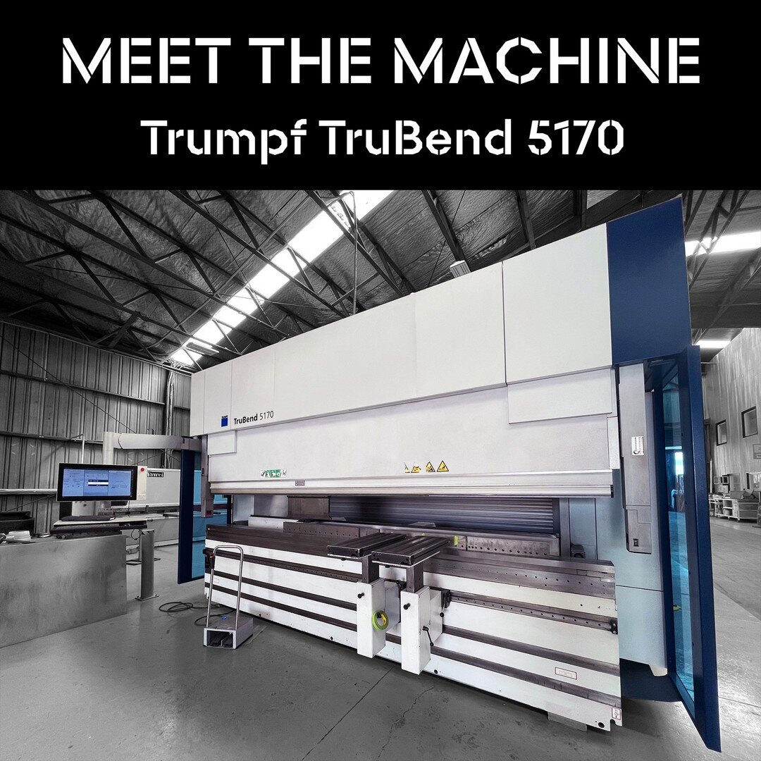 Putting our own spin on this years #MarchMeetTheMaker we have #MarchMeetTheMachine! First up, is our Trumpf TruBend 5170 press brake. This machine allows us complete control from the initial programming and setup allowing us to ensure the bending pro