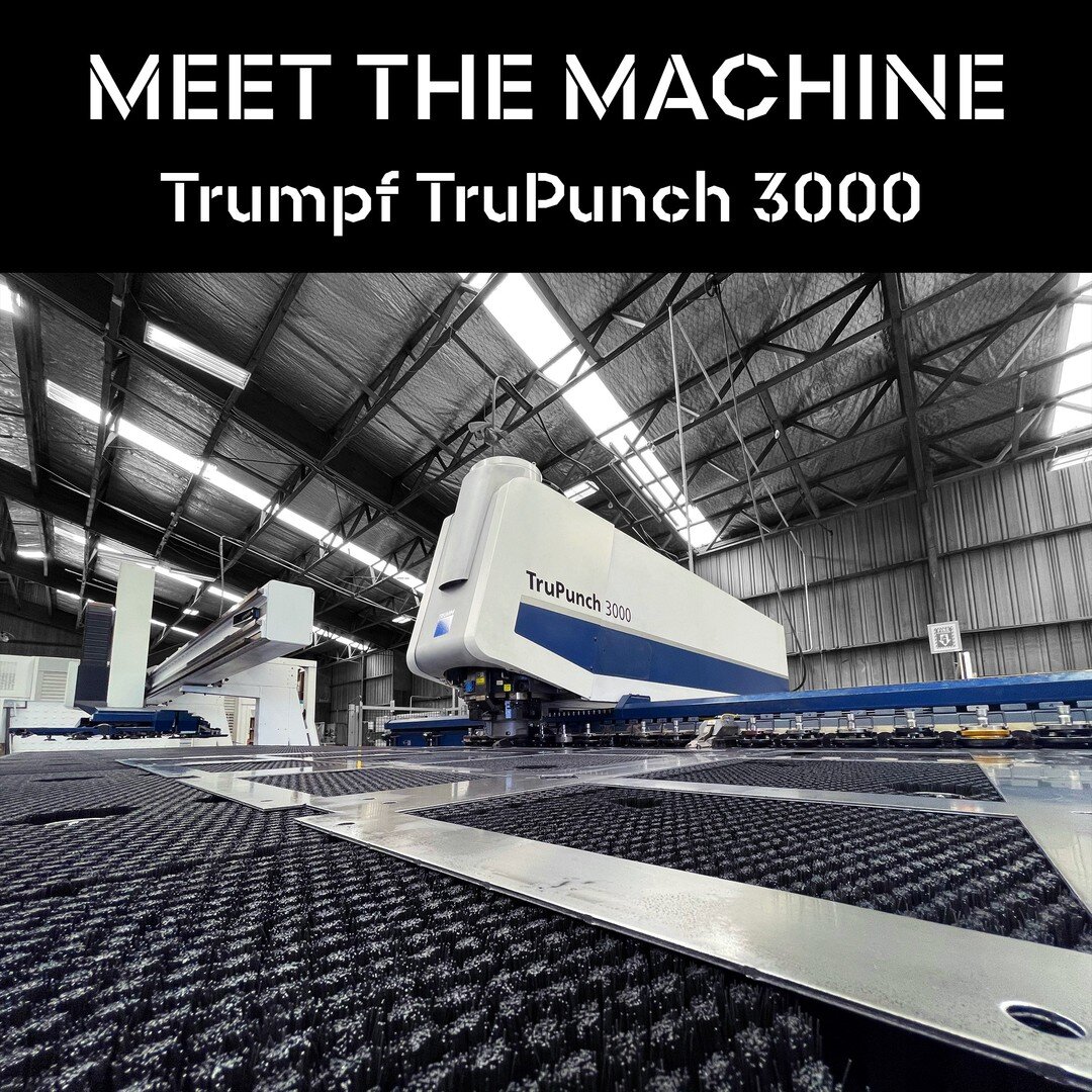 Next up for this years #MarchMeetTheMaker (or #MarchMeetTheMachine) is our Trumpf TruPunch 3000. This machine offers us the highest level of processing flexibility, giving us the ability to produce simple workpieces through to complex examples with n