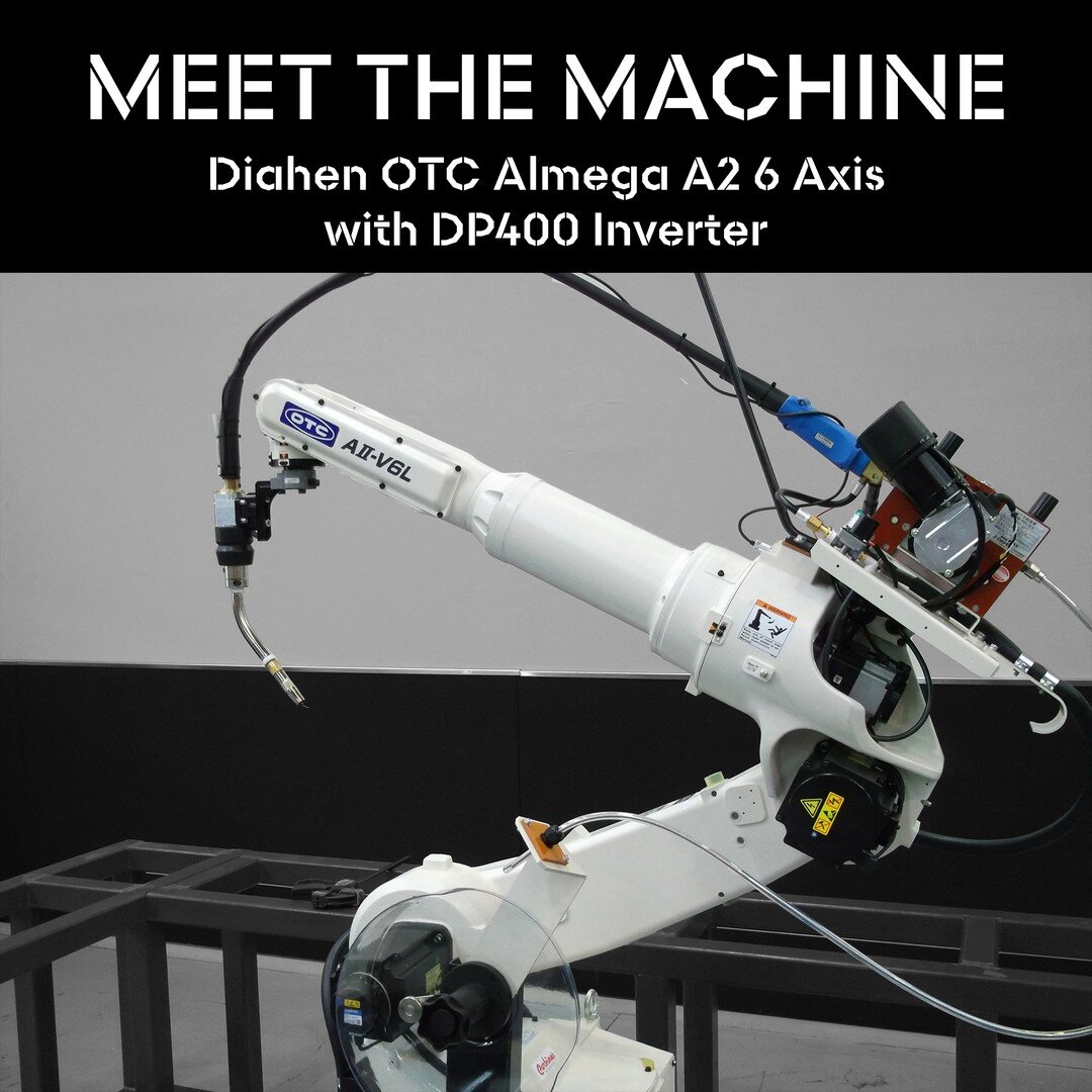 Continuing with this year&rsquo;s #MarchMeetTheMaker and #MarchMeetTheMachine we have our Robot Welder, the Diahen OTC Almega A2 6 Axis, using a DP400 Inverter. Through consistent use of this machine, we can significantly increase our productivity, q