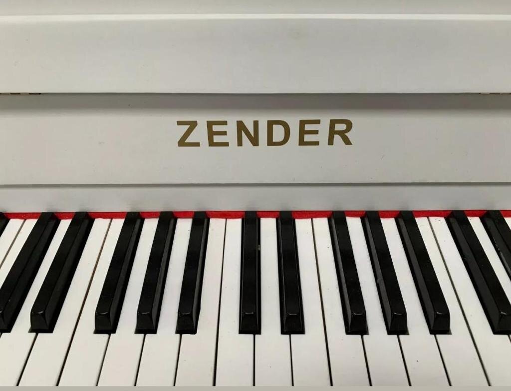 Small Modern Zender piano painted in Farrow & Ball “Dimpsey” - sold