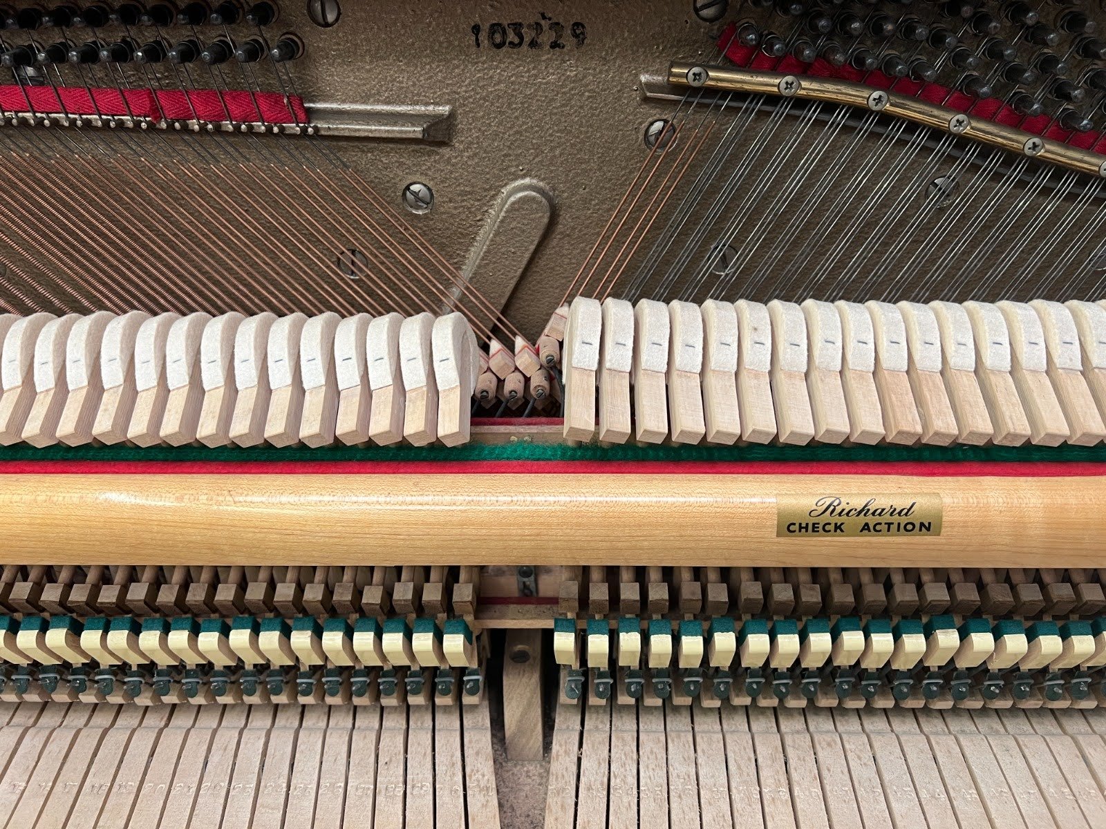 Bentley light rosewood upright piano — Pianos Direct