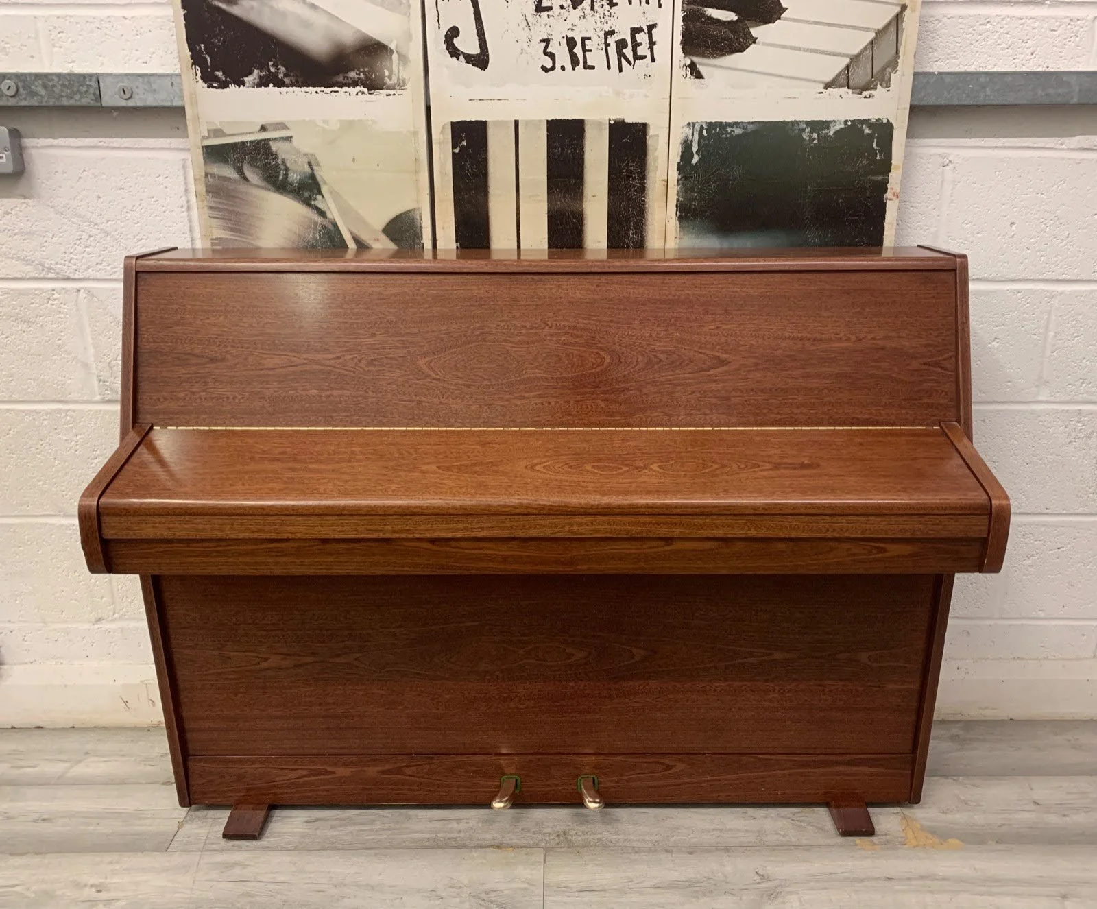 SUPERB CONDITION ZENDER SMALL MODERN UPRIGHT PIANO — Pianos Direct