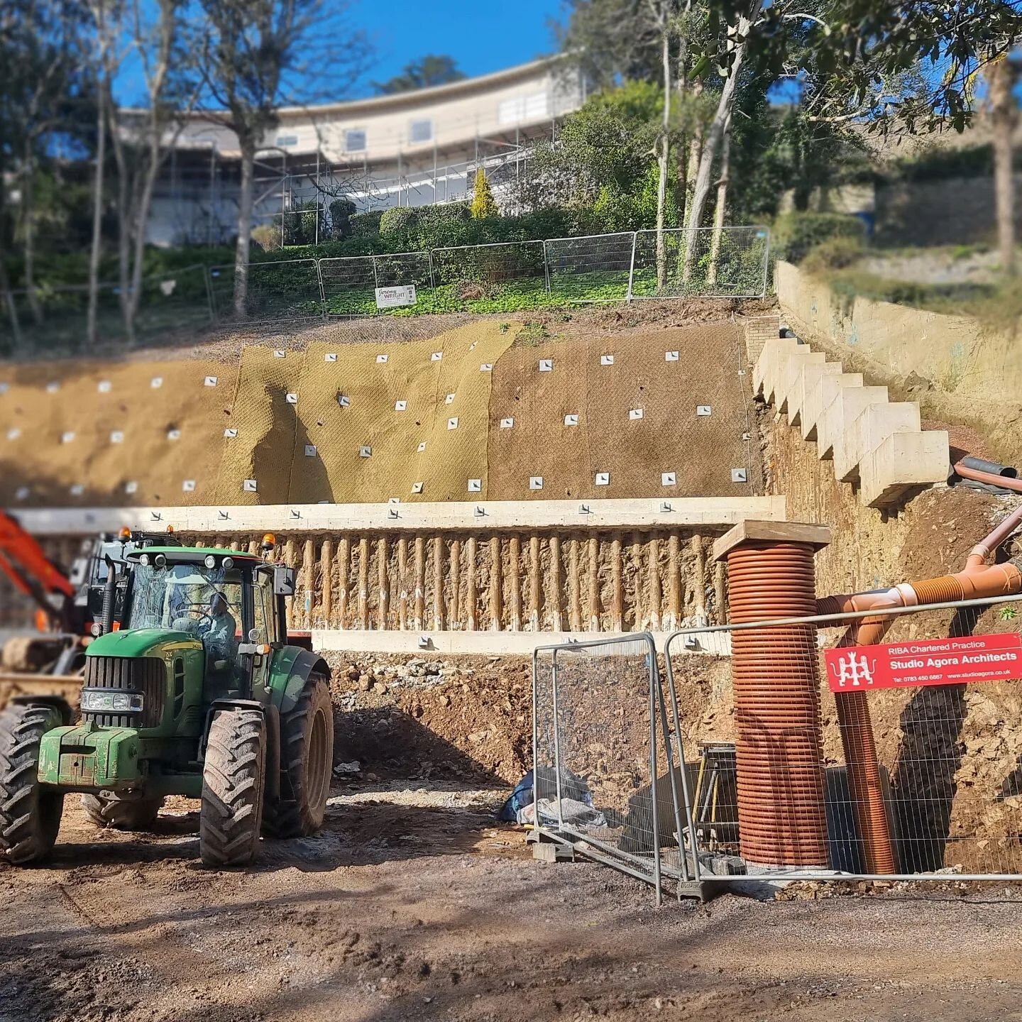 Dig out nearly complete on our Salcombe project, exciting times for drainage and slab works to begin soon