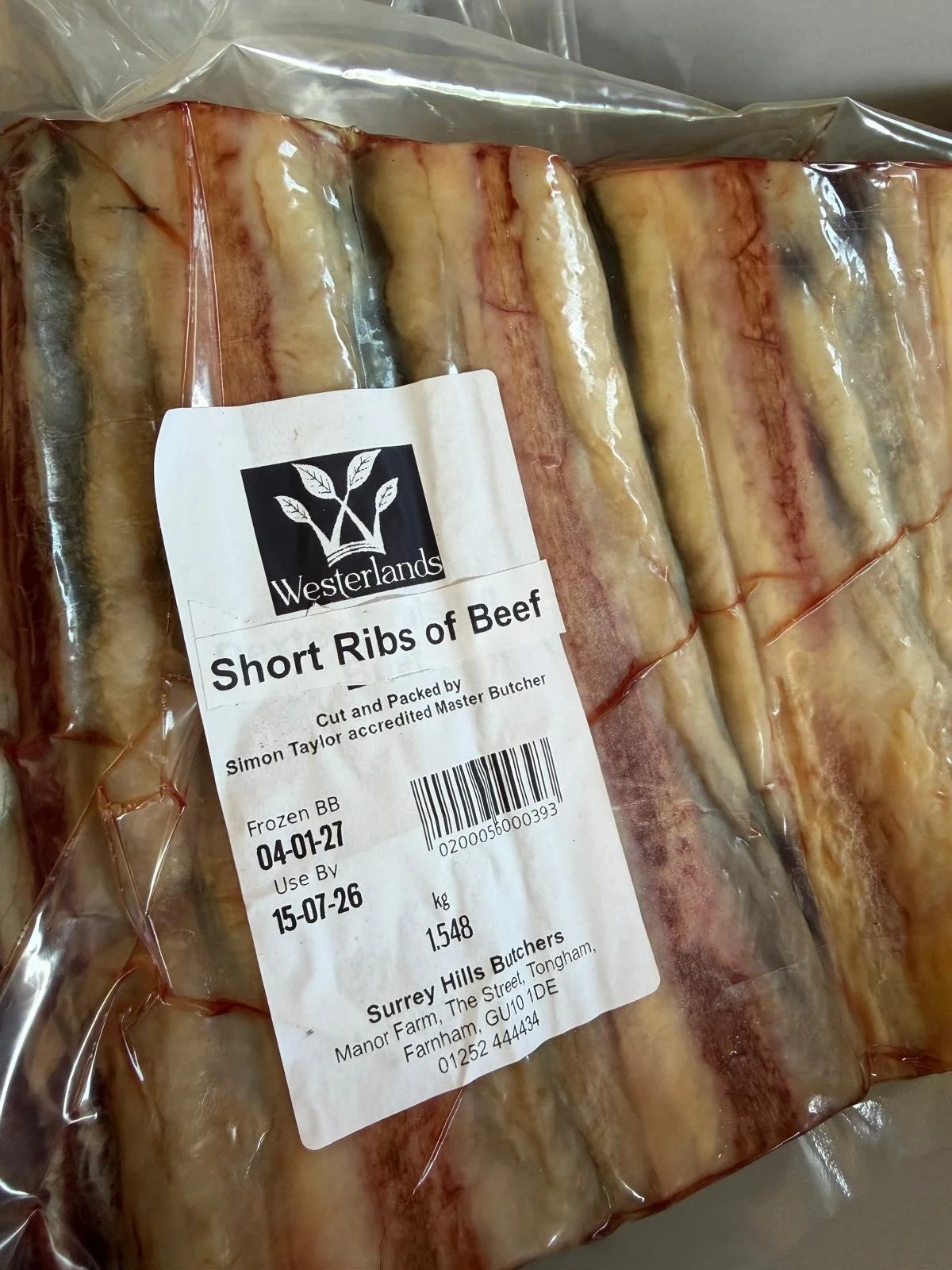 Dexter Beef Short Ribs