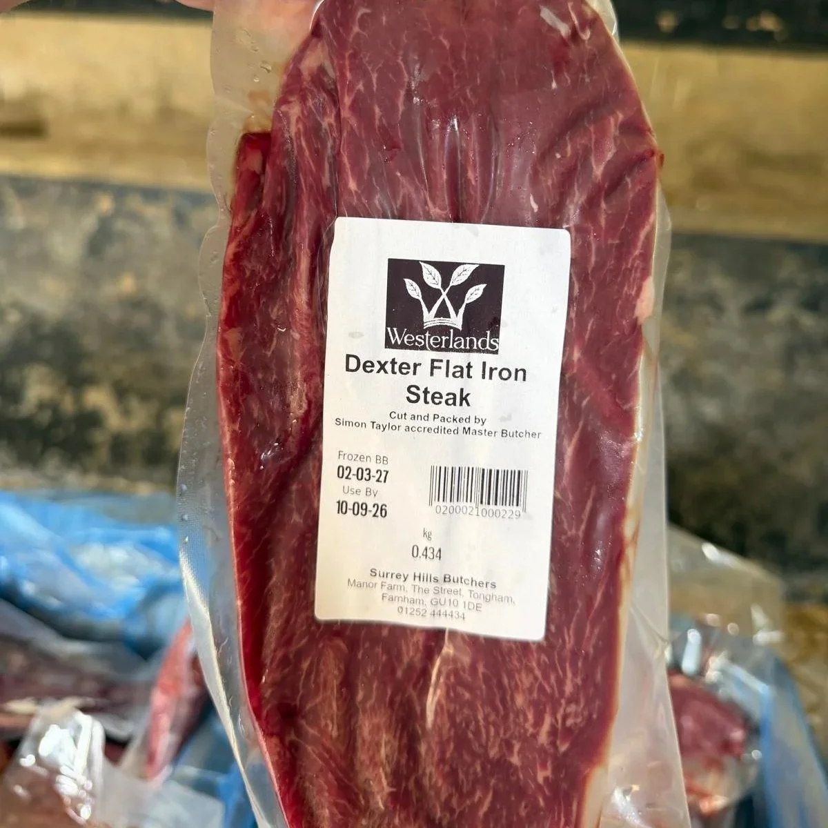 Dexter Beef Flat Iron Steaks