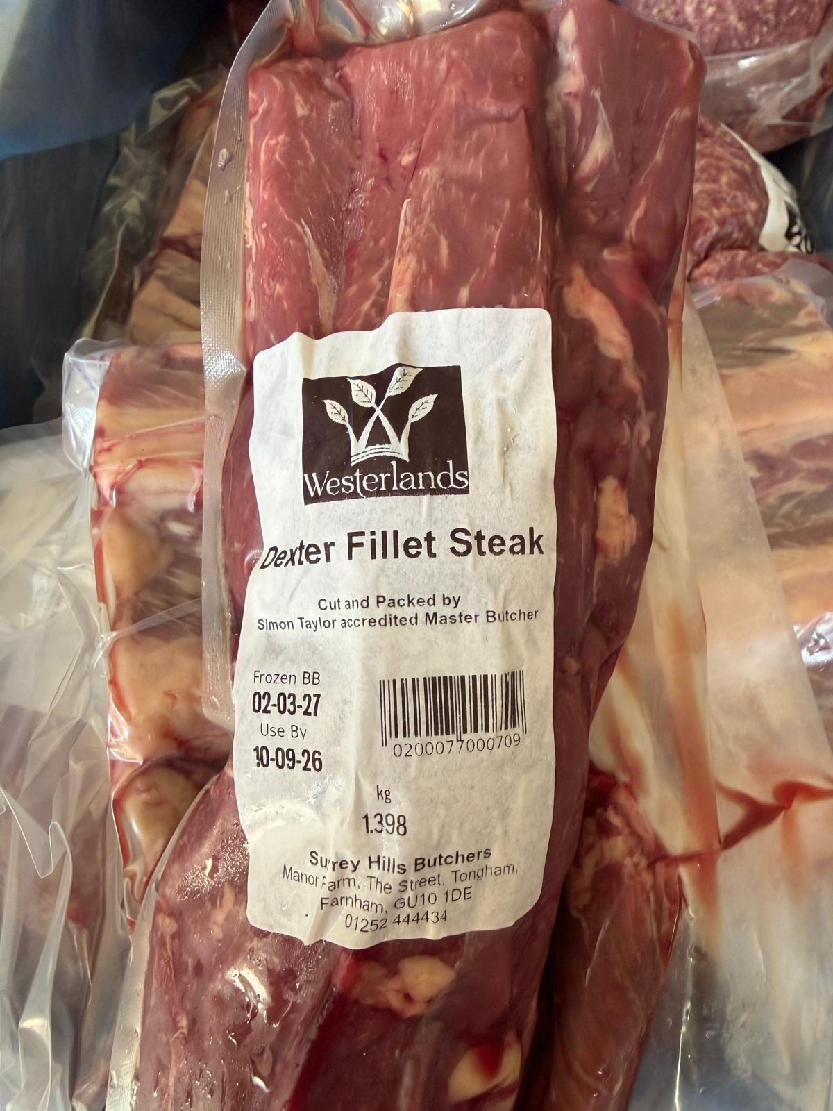 Dexter Beef Fillet Steak