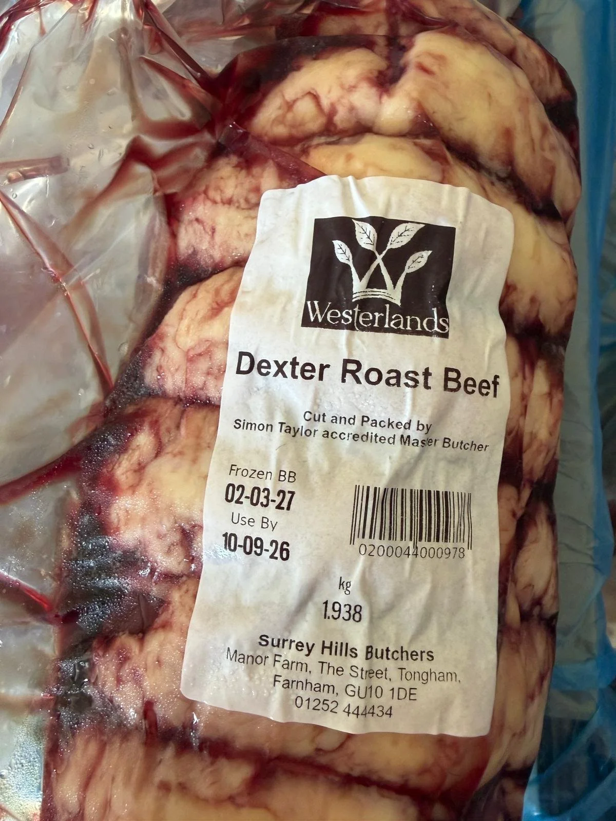 Dexter Roast Beef