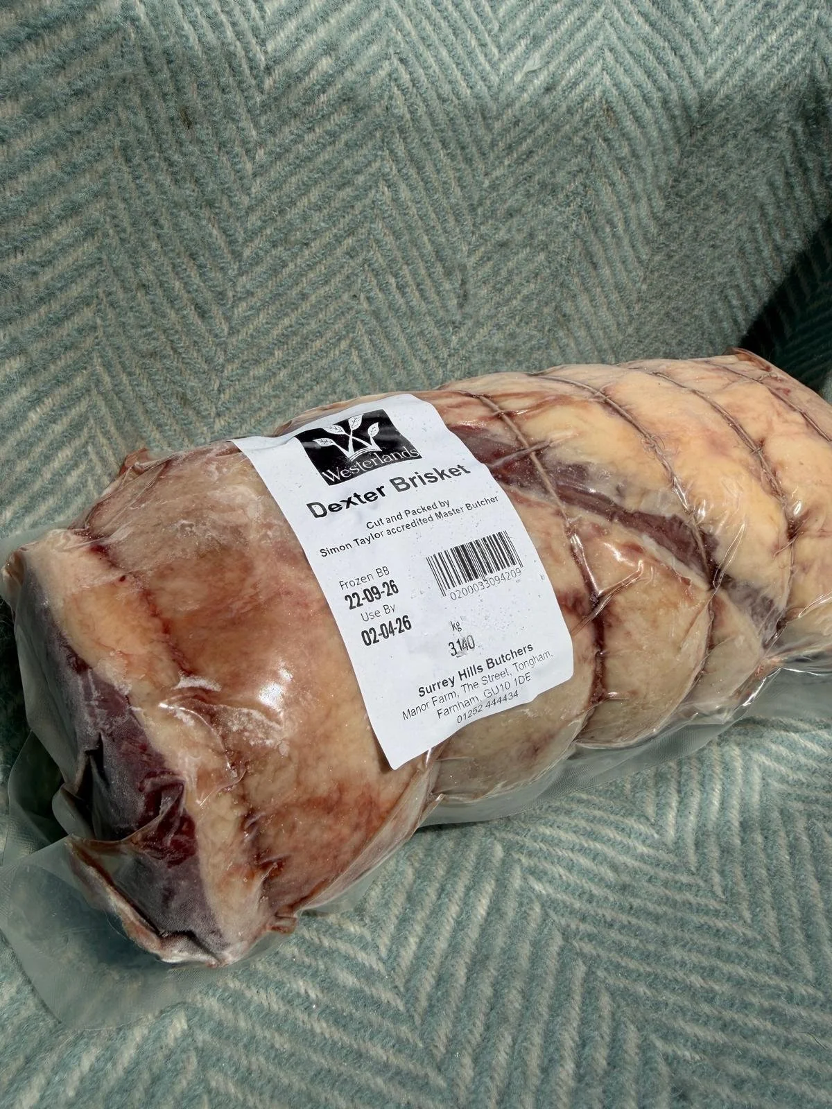 Dexter Beef Rolled Brisket